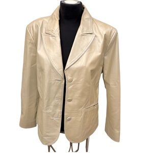Genuine Leather Jacket BERNARDO Leather Blazer